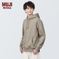 无印良品（MUJI）男式  毛圈棉 套头卫衣 男士男生 春季   AB1LUA4S 浅灰棕色 S(165/84A)