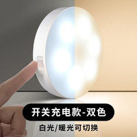 QIFAN 启梵 双色切换人体感应灯小夜灯充电 大容量400毫安