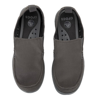 卡骆驰（crocs）男鞋 2024春运动鞋透气耐磨健步轻便帆布乐福鞋舒适休闲鞋 沃尔卢/石板灰 M11(45-46)