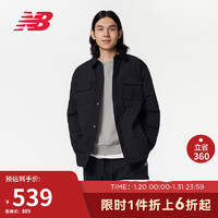 new balance 23年男款潮流百搭休闲夹棉外套5QD37211 BK M