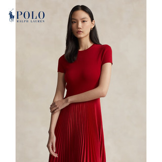 Polo Ralph Lauren 拉夫劳伦 女装 24早春农历新年褶裥连衣裙RL25253 620-红色 S