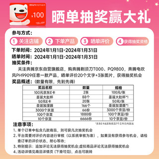 奔腾（POVOS）吹风机家用电吹风筒新一代大功率高速吹风机负离子大风力速干低噪音 PH9909烟熏粉礼盒装新年礼 【PH9909烟熏粉】11万转无刷马达