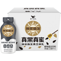 统一神采焕发黑芝麻乳250ml*6瓶植物蛋白饮料