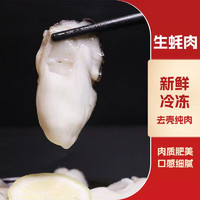 鲜活人生 冷冻生蚝肉 牡蛎肉 净重500g 纯肉去壳海蛎子 深海牡蛎 生鲜 贝类