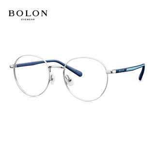 BOLON 暴龙 眼镜儿童青少年近视眼镜框架BY1008B97+依视路1.591星趣控钻晶膜洁