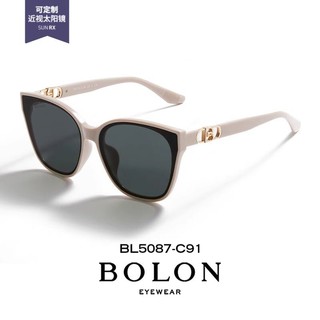 BOLON 暴龙 眼镜24太阳镜防晒偏光镜猫眼墨镜女BL5087