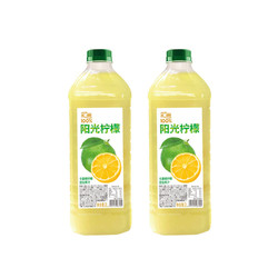 汇源 果汁100%阳光柠檬混合果汁2L*1瓶家庭朋友聚会饮料