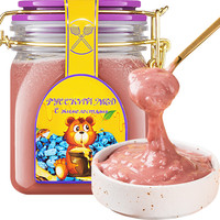 冬熊蓝靛果蜂蜜500g 俄罗斯原料果蜜 天然结晶蜂蜜 冲调水饮 果茶蜂蜜柚子茶烘焙原料