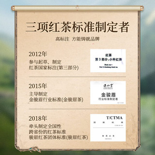 正山堂 茶叶 金骏眉红茶 武夷山特级品鉴装 袋装3g