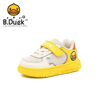 88VIP：B.Duck bduck小黄鸭童鞋小童板鞋男童网面低帮儿童鞋子时尚透气