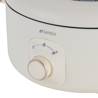 SANSUI 电火锅（白色，无蒸格）DZ-SHG513
