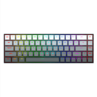 REDRAGON 红龙 M68 68键 有线机械键盘 渐变灰 磁轴 RGB