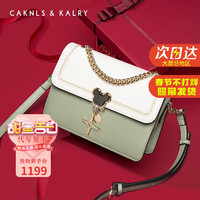 CAKNLS & KALRY CAKNLS KALRY CK轻奢包包女包单肩包女士斜挎包新年女友 CK-909抹茶绿 礼盒装