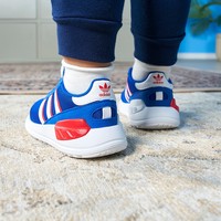 adidasoutlets阿迪达斯三叶草LA TRAINER男女婴童学步运动鞋