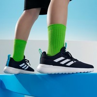 adidas 阿迪达斯 LITE RACER休闲跑鞋男女小童adidas阿迪达斯outlets轻运动