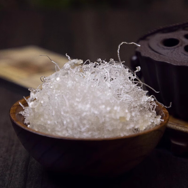 甄选云南龙须雪燕天然拉丝雪燕可搭皂角米植物燕窝 龙须雪燕250克(罐装)