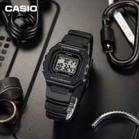 CASIO 卡西欧 男士多功能简约腕表 W-218H-1AVDF