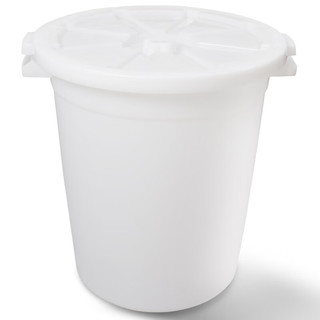福爱家 加厚90# 大白桶 大水桶 酒店物业商业垃圾桶 大容量塑料储水桶 加厚90#白色大水桶