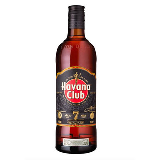 哈瓦纳俱乐部（Havana Club）古巴7年朗姆酒700ml 40度 洋酒年货