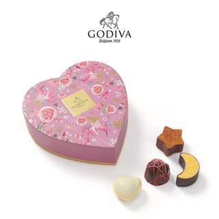 【】GODIVA歌帝梵至爱巧克力礼盒6颗装年货
