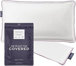 Lincove * 純棉棉緞枕頭保護套 - 拉鏈枕套 - 500 支奢華棉 - 拉鏈防塵枕頭