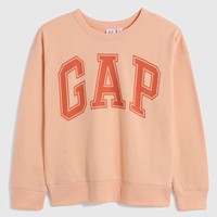 Gap 盖璞 男女童秋冬LOGO撞色运动卫衣602638儿童装洋气上衣