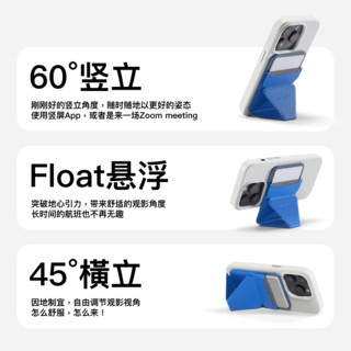 MOFT适用iPhone15/14/13 磁吸卡包手机支架Pro Max卡包边款桌面无线充兼容MagSafe多功能背贴万能