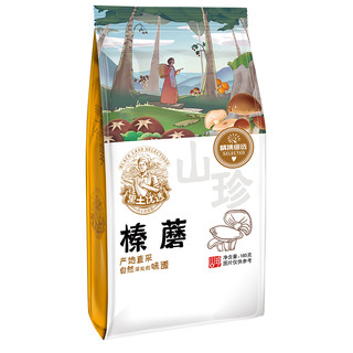 黑土优选 野生精选榛蘑185g/袋 东北特产 山珍年货干货  小鸡炖蘑菇食材