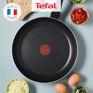 特福（Tefal）不沾锅法国造红点控温平底煎锅炒锅燃气适用  30煎锅 燃气用