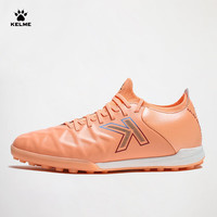 卡尔美(KELME)足球鞋男大师系列小牛皮TF比赛碎钉训练鞋 珊瑚橙 42