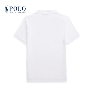 Polo Ralph Lauren 拉夫劳伦男童 24年春Polo Bear棉质Polo衫RL41144 100-白色