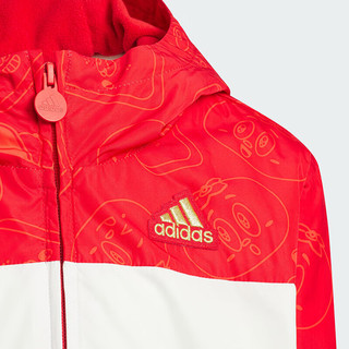 阿迪达斯（adidas）童装龙年新年款男童外套小童儿童春季运动连帽夹克JF3879 140cm