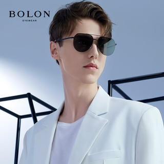 暴龙（BOLON）眼镜度数近视太阳镜墨镜 BL7158C10 1.67灰色偏光