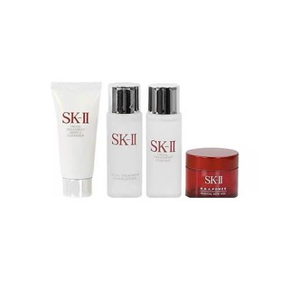 SK-II 旅行装四件套 神仙水30ml+清莹露30ml+大红瓶15g+洗面奶20g