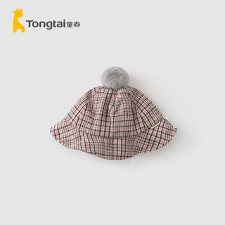 Tongtai 童泰 宝宝外出帽儿童棒球帽毛线帽加绒盆帽护耳帽