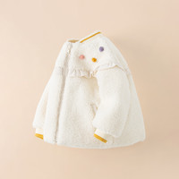 戴维贝拉女童棉服秋冬装儿童夹棉外套婴儿上衣
