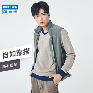 迪卡侬（DECATHLON）滑雪保暖内搭马甲男女保暖摇粒绒滑雪服内胆 女款 灰色 XL