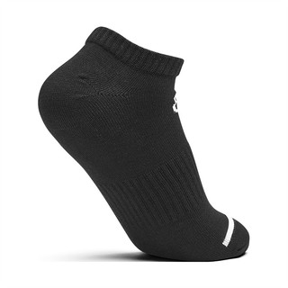 SKECHERS 斯凯奇 2021夏季女款时尚休闲运动袜子混装袜三对装 L420W122 L420W122-0018 碳黑 均码