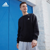 adidas 阿迪达斯 加绒休闲圆领套头长袖卫衣