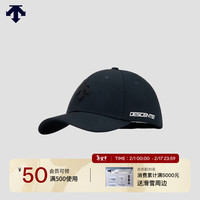 DESCENTE迪桑特 MOVE PACK系列男女同款棒球帽冬季 NV-藏青色 M