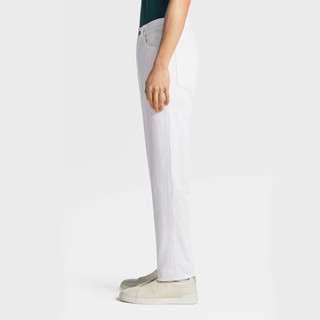 杰尼亚（Zegna）白色 Cashco Roccia 长裤UCP21A6-CITY-512-38