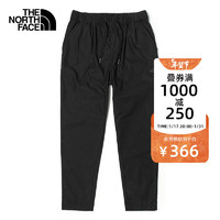 北面（The North Face）休闲长裤速干裤女户外防晒吸湿透气|5JXU JK3/黑色 M/160/68A