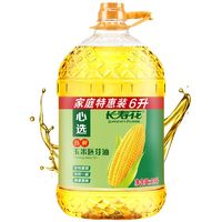 长寿花 玉米胚芽油5.7L*1家庭大瓶装特惠压榨一级非转基因烘培新品