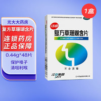 江中 复方草珊瑚含片48片 咽喉肿痛消肿润喉清喉利咽含片药治疗嗓子疼声音嘶哑沙哑咽喉炎 1盒装