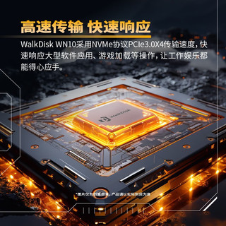 WALKDISK WN10 SSD固态硬盘 M.2接口 PCle Gen3.0 1TB M.2接口