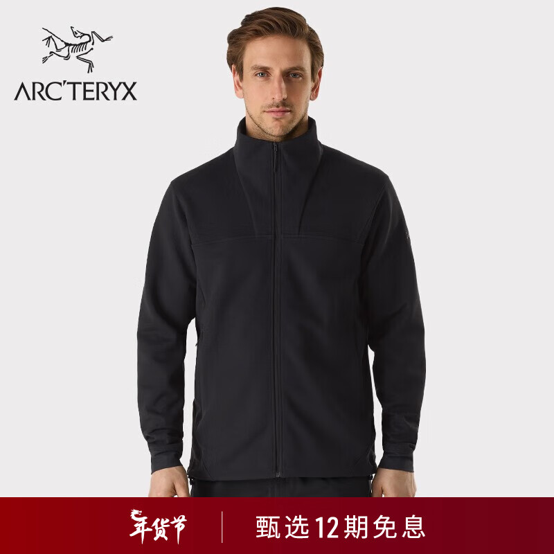 ARC’TERYX始祖鸟 RETHEL JACKET  男子 卫衣 Black/黑色 L