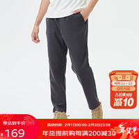 思凯乐（SCALER）直筒抓绒裤女防风保暖抗静电摇粒绒裤卫裤 深灰-男 XL 