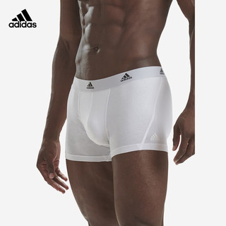 adidas 阿迪达斯 男士内裤运动纯棉短裤 3条装 4A1M01