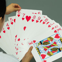 索品 大扑克牌超大 巨型创意扑克耍大牌2倍6倍9倍A4网红搞笑同款大扑克