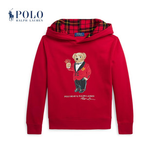 Polo Ralph Lauren 拉夫劳伦 男童 24年早春农历新年Polo Bear连帽衫RL41066 600-红色 M